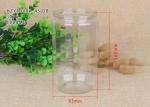 PET Easy Open Can Clear Plastic Cylinder For Agriculture Products
