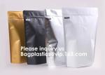 Foil bags, Semi-Clear Window Hang-Hole Stand-Up K Pouch, Aluminum Packaging Bags