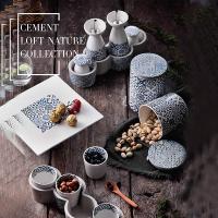 Buy cheap BSCI Home Decor Handpaint 0.5-1L Porcelain Storage Jar Canisters product
