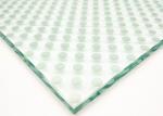 4-12mm Thickness Custom Bathroom Shower Glass with Silk screen painted
