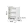 Buy cheap Powder Coating L Shaped Checkout Counter , Retail Display Counters 90×30×135cm size from wholesalers