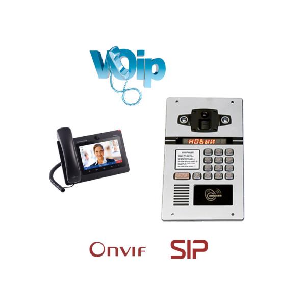 Buy cheap ONVIF Keypad IP Door Audio Video Intercom Multi Apartment Doorbell For Building from wholesalers