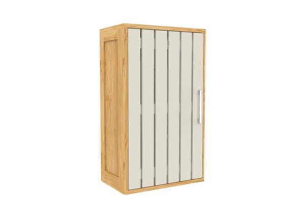 Buy cheap MDF 10KG Height 50cm Stripes Door Metal Handle Small Bathroom Wall Cabinet from wholesalers