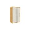 Buy cheap MDF 10KG Height 50cm Stripes Door Metal Handle Small Bathroom Wall Cabinet from wholesalers