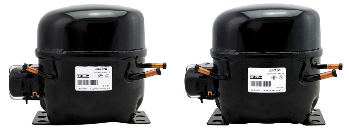 R404A Commercial Fridge Compressor 220V Black For AC WZ Series