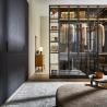Buy cheap Custom Luxury Modern Design Wardrobe With Glass Door American High End Design Bedroom Closet Furniture With LED Light from wholesalers