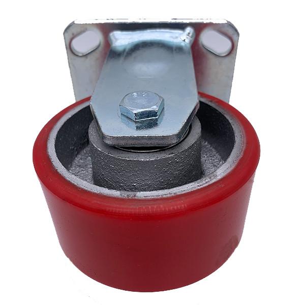 Buy cheap 8 Inch Heavy Duty Polyurethane Plate Fixed Caster from wholesalers