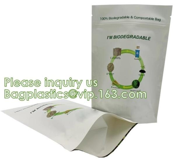 Buy cheap Bagease Bagplastics Brown Kraft Compostable k Food Standup White Resealable Big Stock Plain Paper Bags from wholesalers