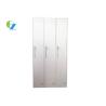 Buy cheap Three Doors Horizontal Steel Office Lockers White Closet Wardrobe from wholesalers