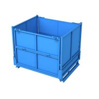 Buy cheap Storage Metal Pallet Cage Large Stillage Container Stackable 1000x800 product