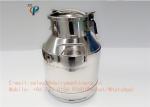 20L 5.25 Gallon stainless steel milk can, lockable milk container for farm,