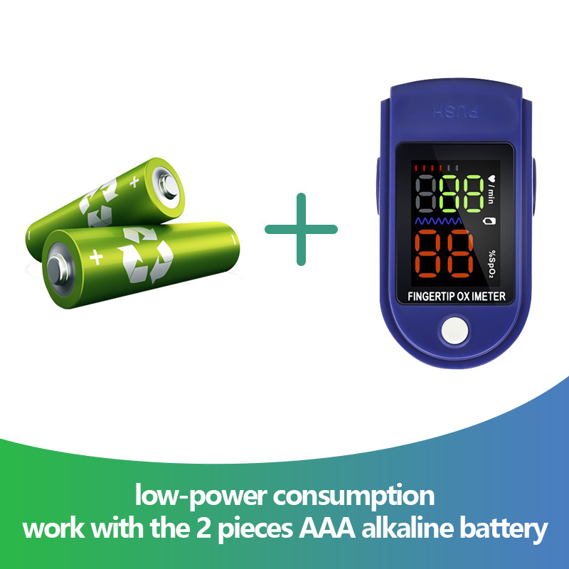 Electronic Finger Clip Pulse Oximeter Multidirectional TFT Large Screen Display