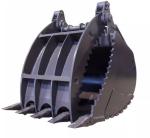 Customized Size Excavator High Efficiency Hydraulic Thumb Bucket OEM Opening