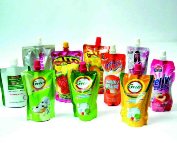 Buy cheap Safety Doypack Liquid Spout Pouch 350ml Drink Pouches With Spout from wholesalers