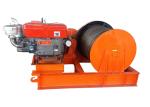 3 Ton Speedy Efficient Mechanical Construction Winch Diesel Engine Powered