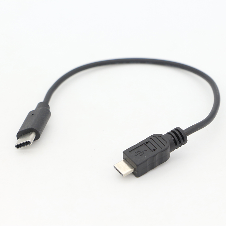 1M 2M 3M USB Type C to Micro A B 5 PIN USB OTG Data Cable