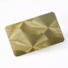 Buy cheap Anticorrosive Gold Etched Stainless Steel Sheet Acid Resistant PVD Finish from wholesalers