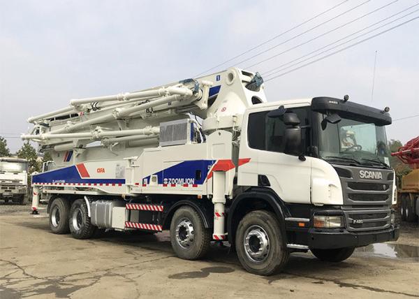 Buy cheap 170m3/H 50m Used Zoomlion Concrete Pump Truck With Europe Chassis from wholesalers