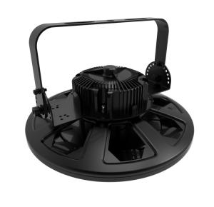 China 100 / 150 / 200W UFO LED High Bay Light Black Color 140Lm / W Efficiency on sale