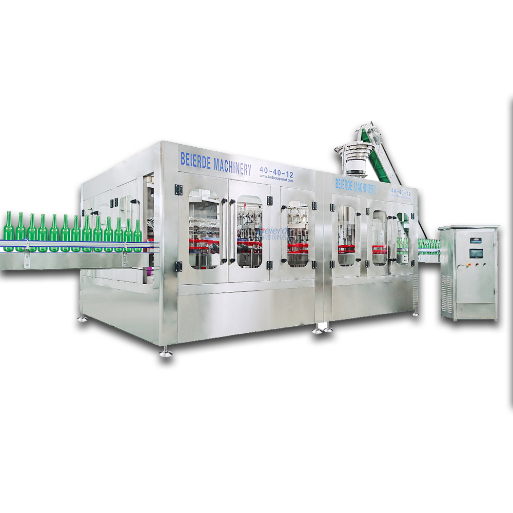 380V Beer Bottle Filling And Capping Machine SS304 2500 KG
