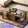 Buy cheap Square living room double storey drawer antique hardware handle coffee table from wholesalers