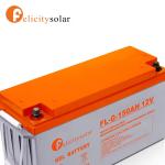 felicity Deep Cycle Solar Power Gel Battery 12V 100Ah 200Ah 150Ah Lead Acid Agm