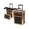 Buy cheap Professional Aluminum Cosmetic Train Cases,Aluminum Cosmetic Trolley Cases from wholesalers