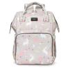 Buy cheap Fashion Backpack Multi-functional Print Mother Bag Large Capacity Baby Diaper Bag With Stroller Strap For Mom from wholesalers