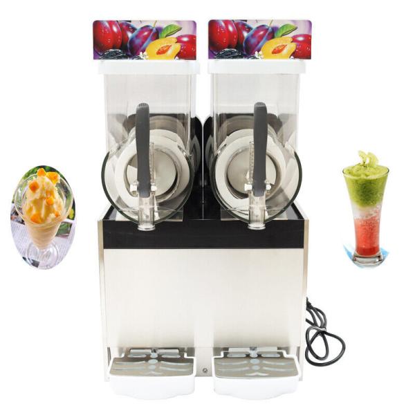 Buy cheap 220V 15L Commercial Slush Machine Two Bowls Slushy Makers For Frozen Drink from wholesalers