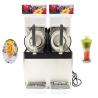 Buy cheap 220V 15L Commercial Slush Machine Two Bowls Slushy Makers For Frozen Drink from wholesalers