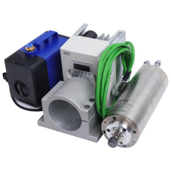 Buy cheap 5KG Motor 220V/380V 1.5KW Water-cooled Spindle Woodworking Carving Machine 24000rpm from wholesalers