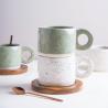 Buy cheap Sustainable Flower Design Porcelain Tea Cup And Saucer Set Perfect For Tea Time from wholesalers