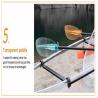 Buy cheap 2 Seats Plastic Transparent Paddle Fishing Rowing Boats 338*93*35cm from wholesalers