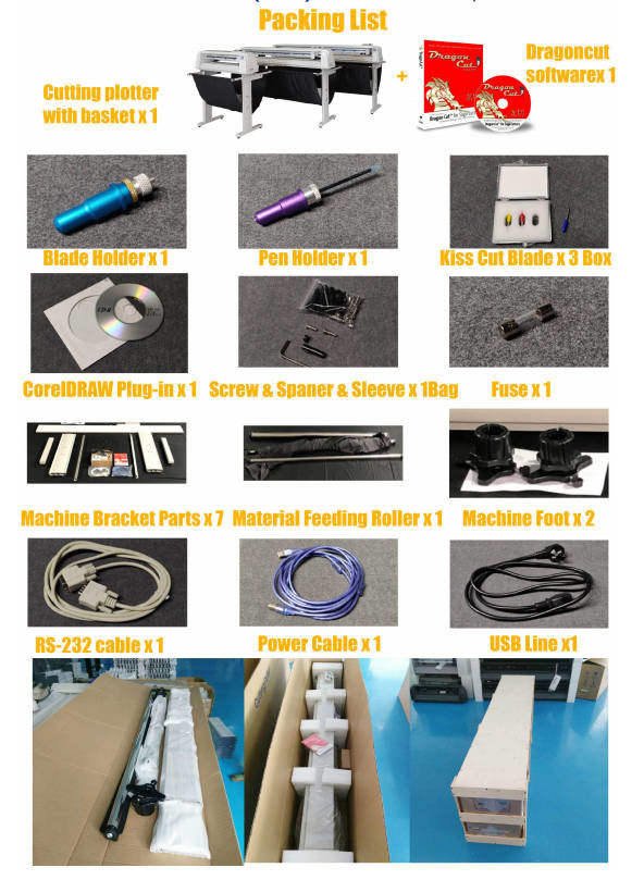 Business Office Use Vinyl Cutting Plotter With Welded Steel Stand