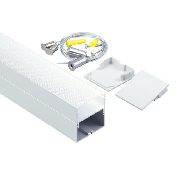 Buy cheap 40mm Suspended Led Aluminum Profile Ceiling Lighting Fixtures Decorative from wholesalers