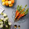 Buy cheap Golden Metal Fruit Container Pink Vegetable Holder for Gift Basket Storage Organizer from wholesalers