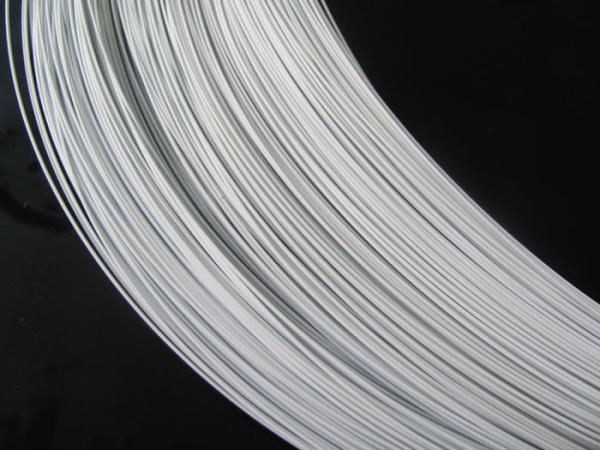 Buy cheap Nylon Coated 0.9mm Hook And Eye Wire White Good Dyabilty 20kg Coil from wholesalers