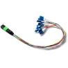 Buy cheap 12F MTP MPO Fiber Patch Cable PVC LSZH Hytrel Jacket Ratings from wholesalers
