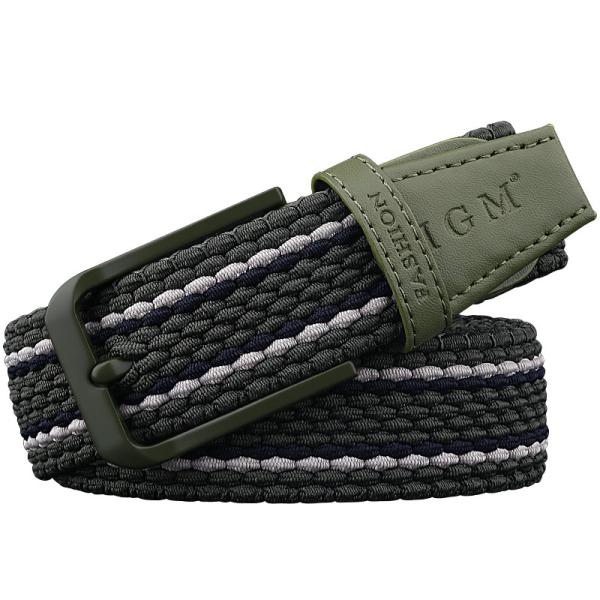Buy cheap Unisex Braided Elastic Woven Belt Mens Stretch 90cm Zinc Alloy Buckle from wholesalers