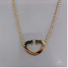 Buy cheap Trendy Horseshoe Buckle Stainless Steel Jewelry Set 18k Gold Plated Necklace Bracelet from wholesalers