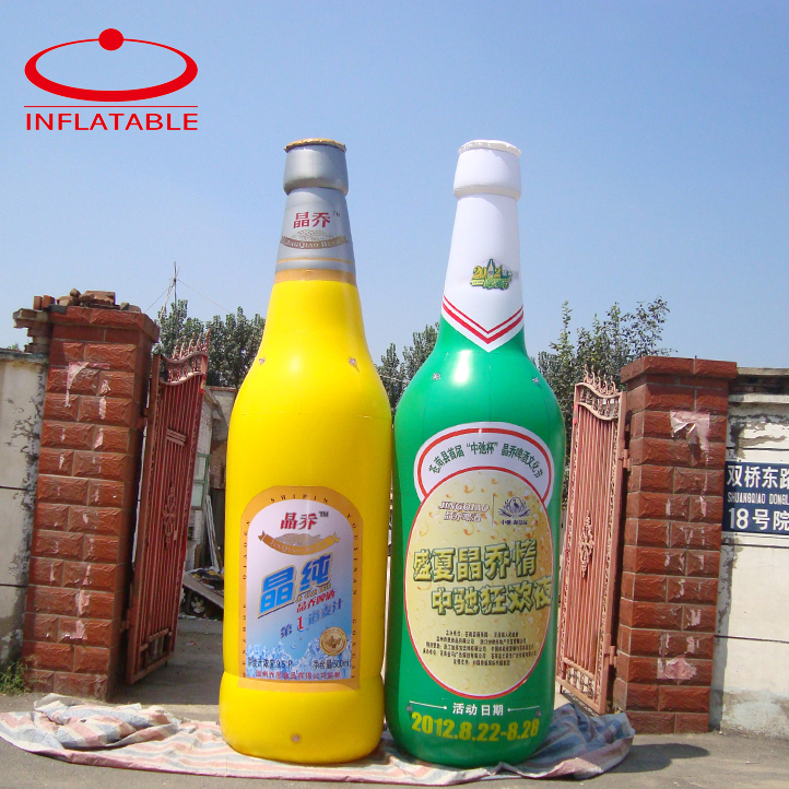 Cheap Price Promotional Inflatable Beer Cups Giant Custom Inflatable Advertising Bottles Replicas