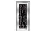 Sound Insulation Stainless Steel Residential Doors / Stainless Steel Exterior