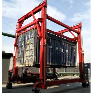 Buy cheap Small Space Rtg Rubber Tyred Gantry Cranes Simple Operation from wholesalers