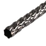 25mm 28mm 35mm Metal Twisted Iron Pipe Curtain Pole