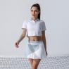 Buy cheap Light Blue Womens Golf Clothes Anti Glare Tennis Badminton Pleated Skirt Ladies from wholesalers