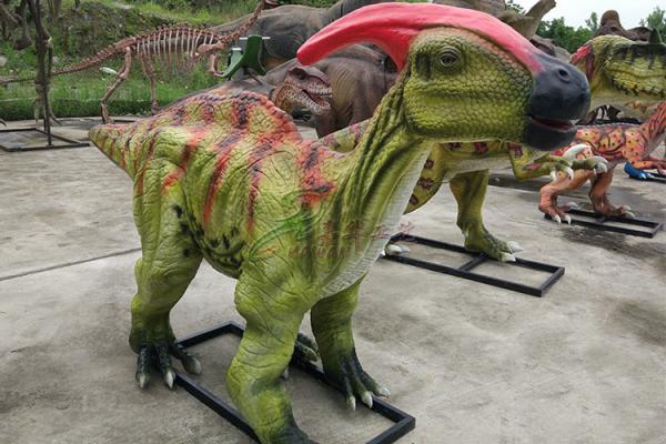 Buy cheap Water Proof Handmade Realistic Animatronic Parasaurolophus Dinosaur from wholesalers