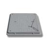 Buy cheap EN124 SMC FRP Chamber Cover , Light Duty Sewer Lid Cover For Waste Water Treatment from wholesalers