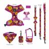 Buy cheap Luxury Dog Collar Leash Harness Set 6 Piece Design Sweat Resistant from wholesalers
