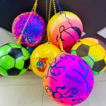 5-7 Years Age Range 9" Deflated Rainbow Stars Moons Balls for Teenagers'
