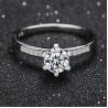 Buy cheap Women Brilliant Cubic Zircon Sterling Silver Engagement Ring (RE118) from wholesalers